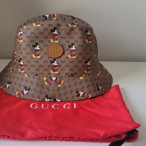 Gucci×Disney GG mickey mouse signature monogram bucket hat - Picture 7 of 7